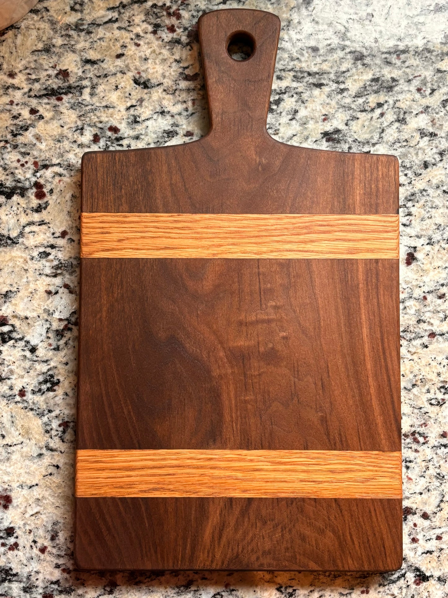 Walnut & Oak Artisan Cutting Board